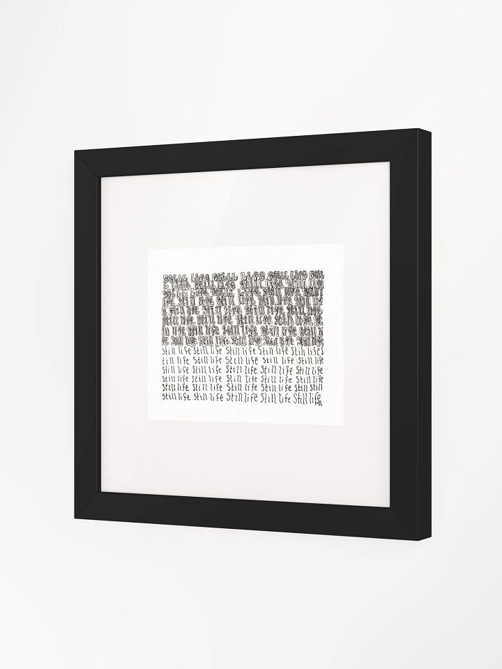 Stillife Panel Card Print Framed product image (18)
