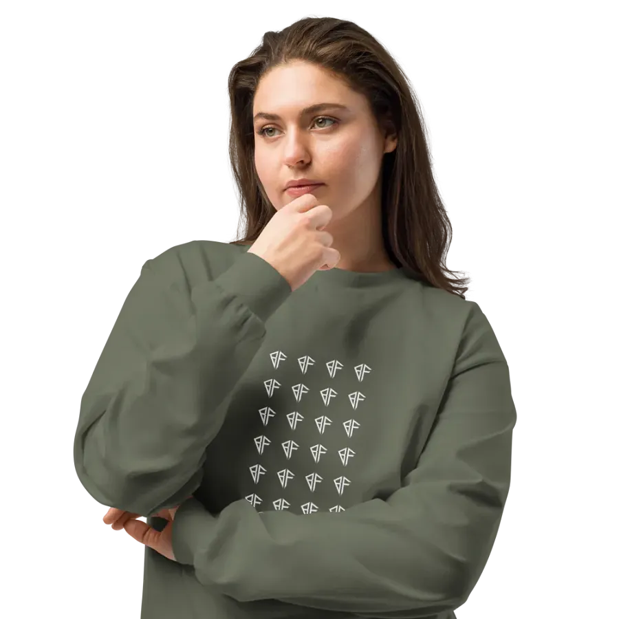 Green/White Logo Crewneck product image (11)