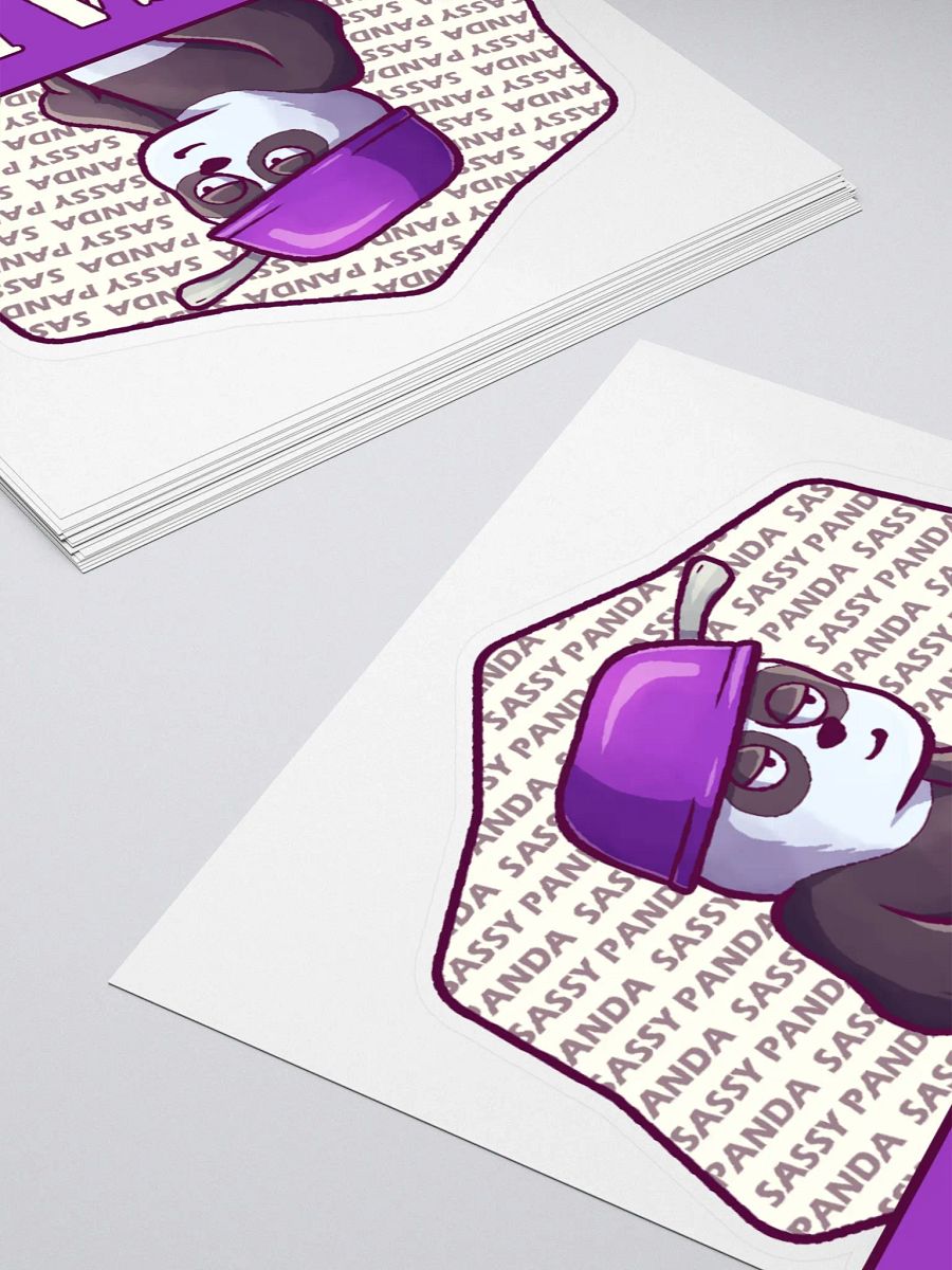 Sassy Panda Sticker product image (4)