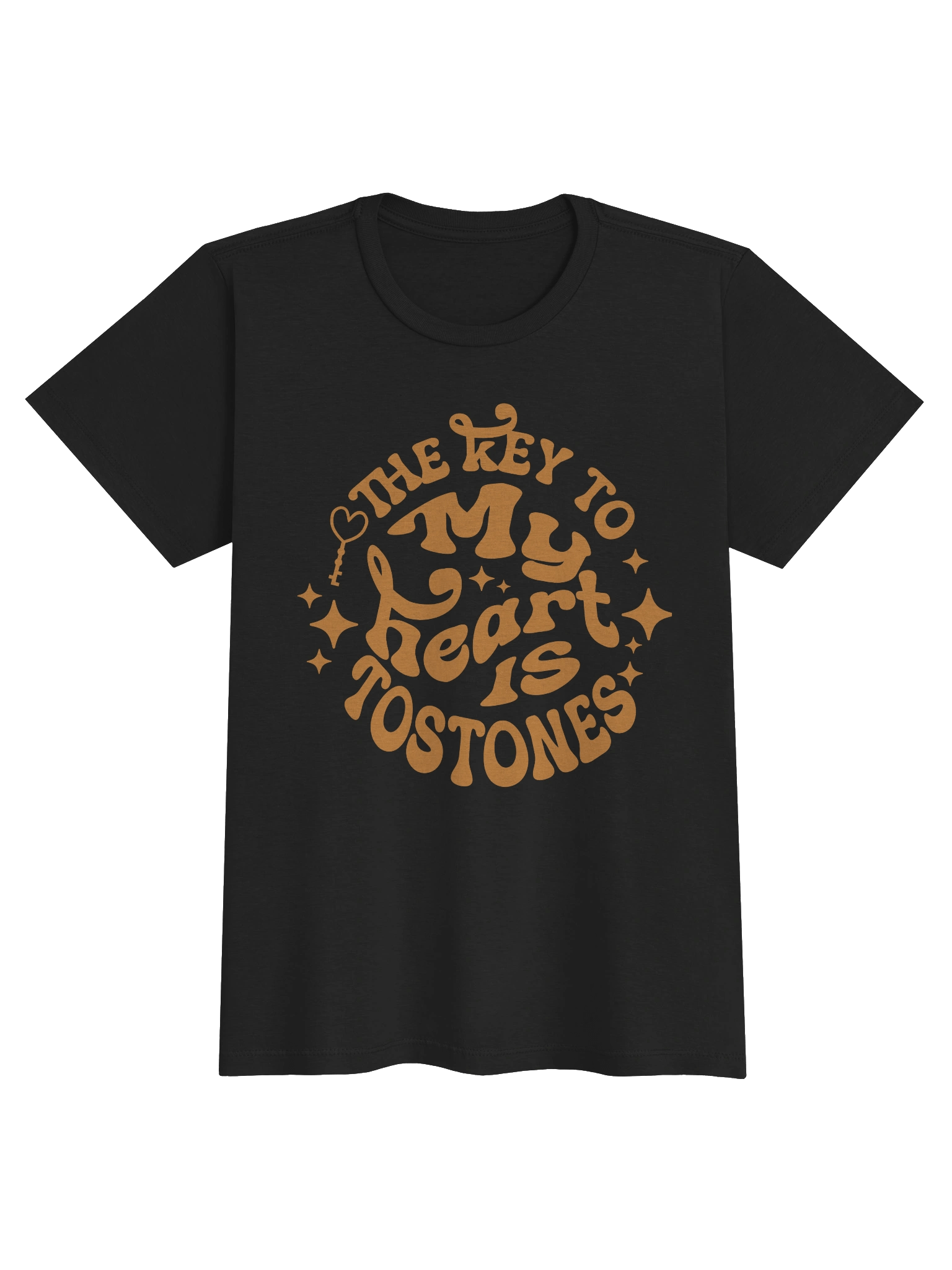 The Key to My Heart is Tostone T-Shirt Mujer product image (1)