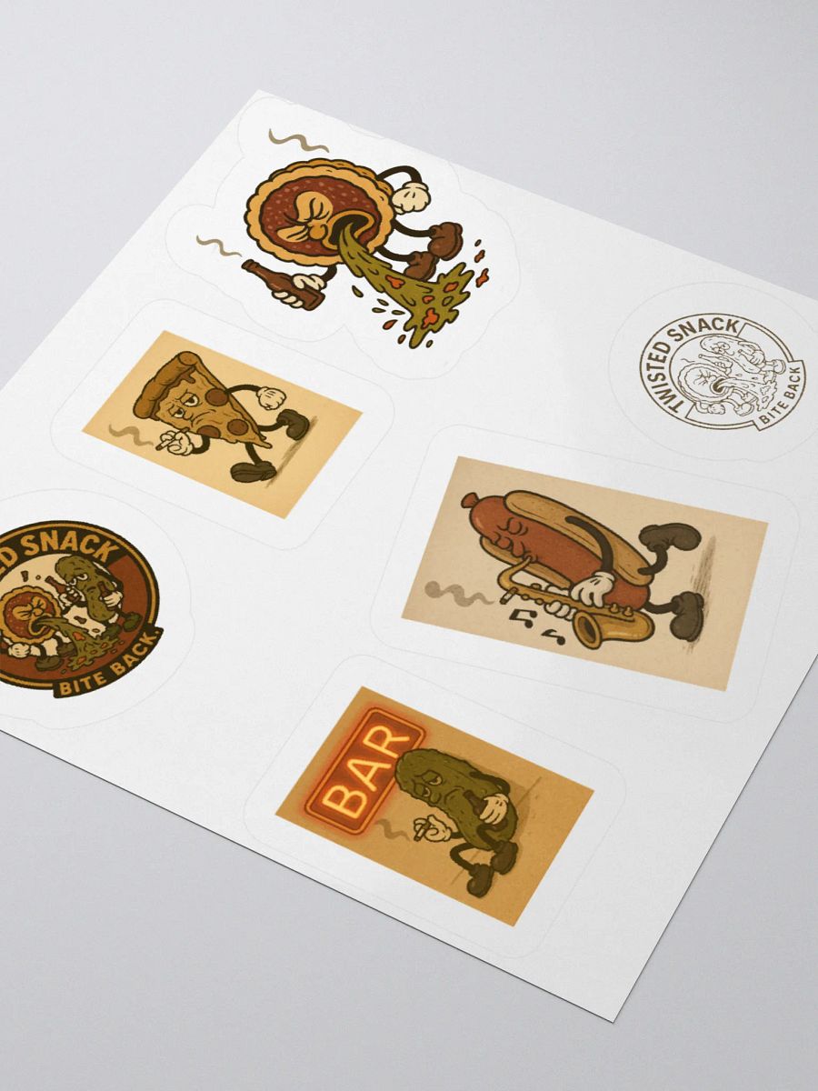 Twisted Snack Sticker Pack – Bite Back Edition product image (3)