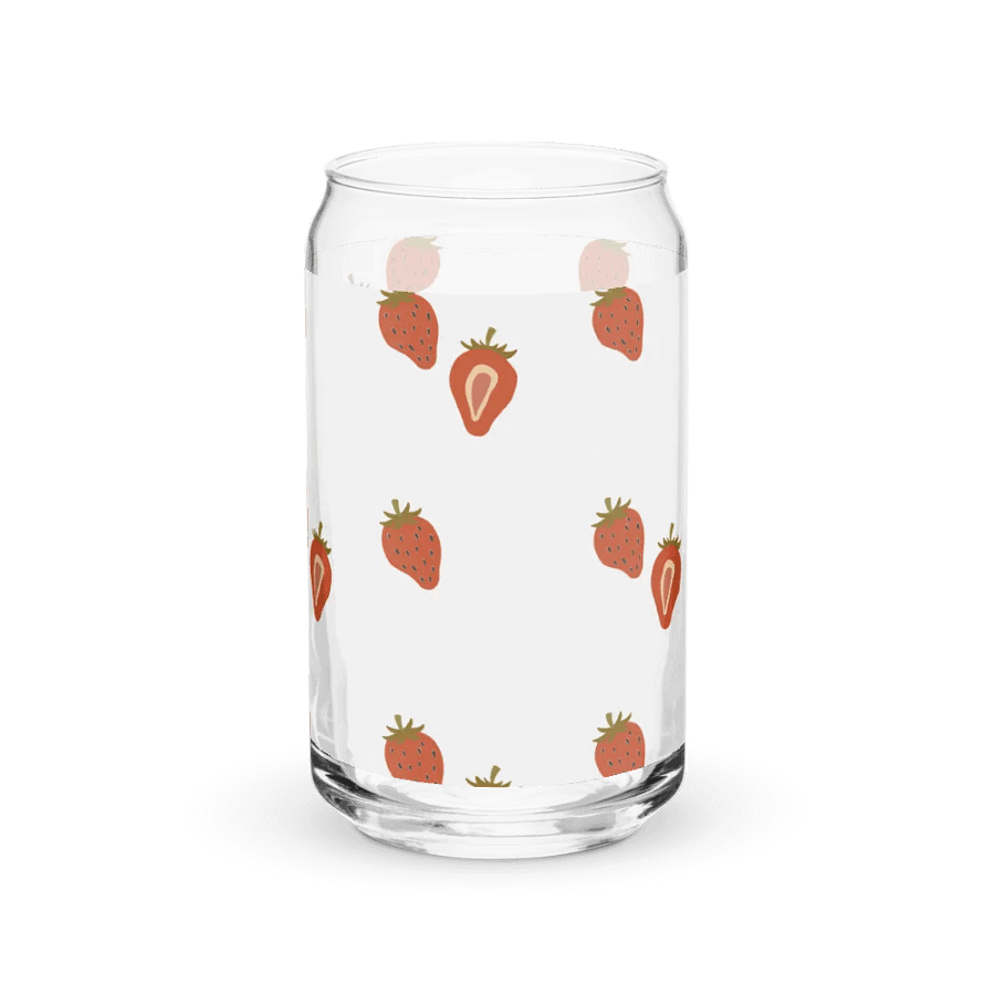 Strawberry Bliss Can-Shaped Glass product image (7)