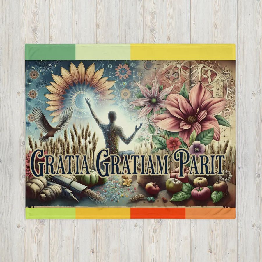 Gratia Gratiam Parit Blanket product image (4)