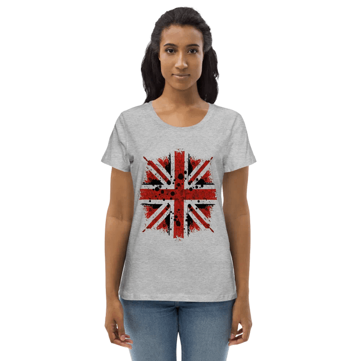 Womens Distressed Union Tee product image (1)