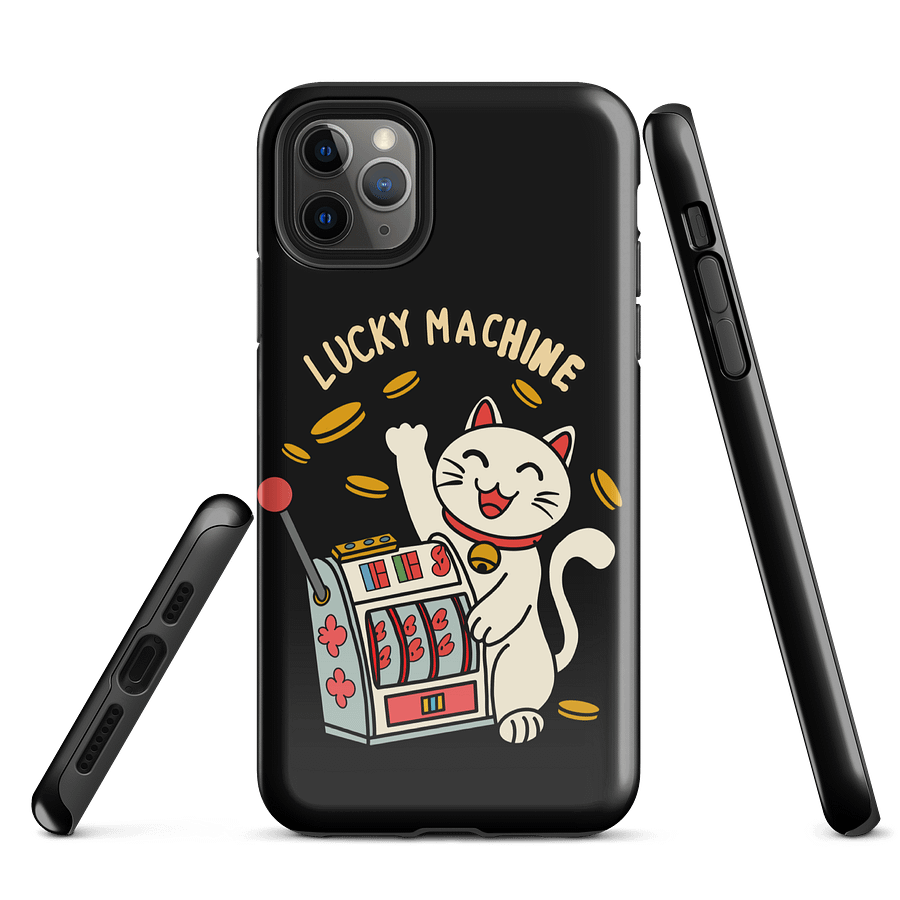 Lucky Cat Cartoon iPhone® Tough Case product image (3)