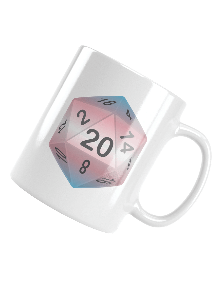 Trans Pride D20 Mug product image (11)