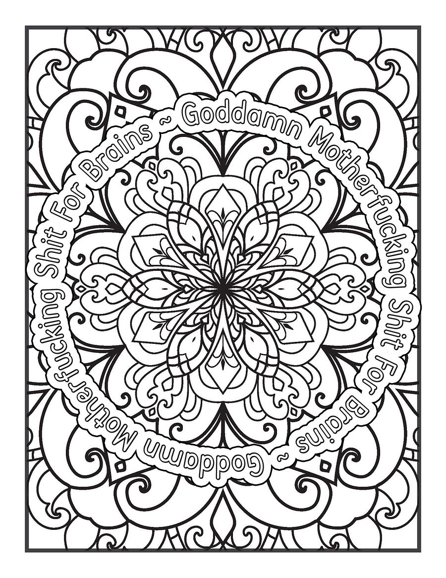 Art & Expletives, The Angry Swears Version- Swear Word Coloring Book for Adults | Printable | Cuss Words | Sweary Phrases | Curse Words product image (3)