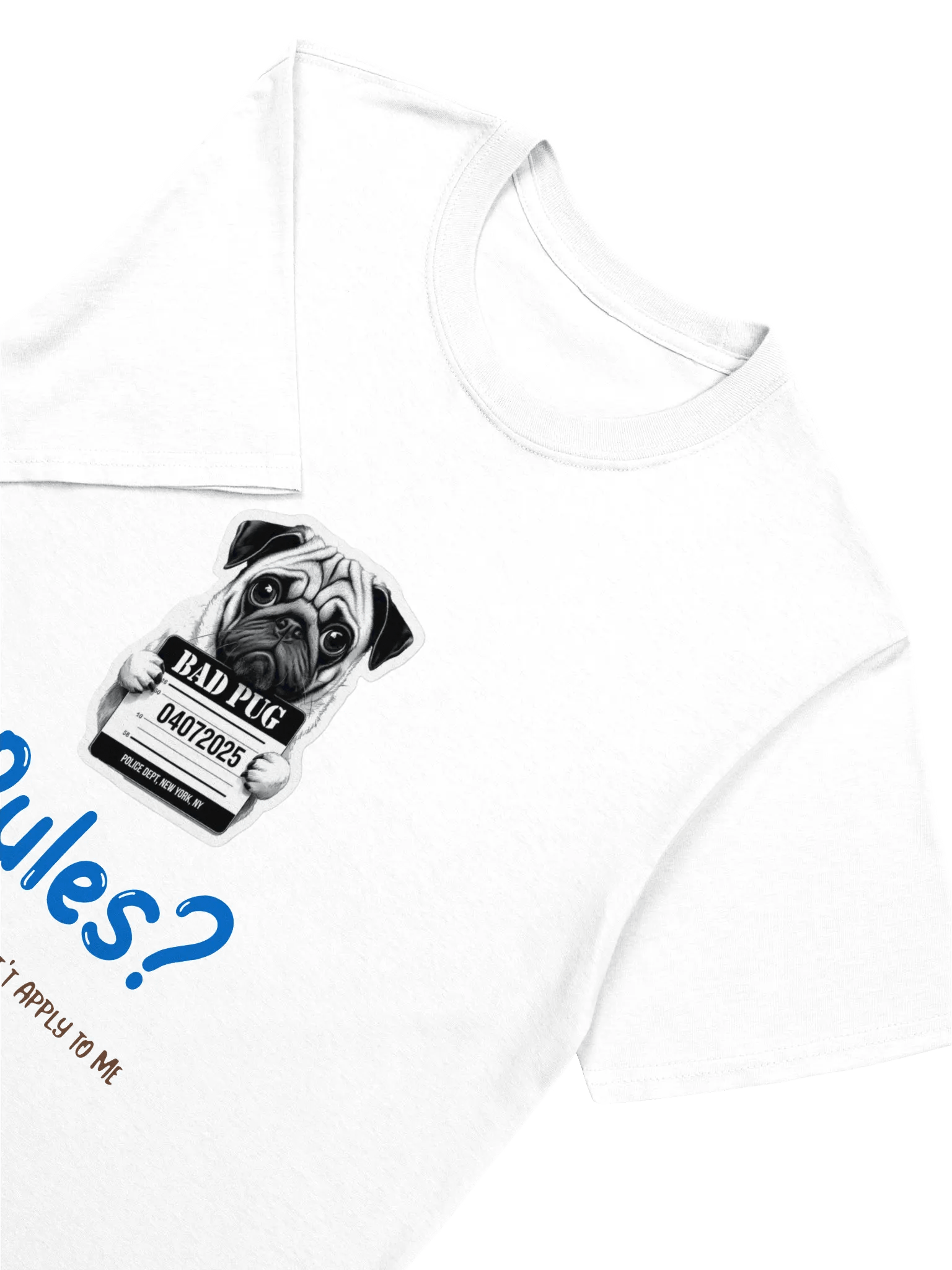 Bad Pug Mugshot Tee product image (13)
