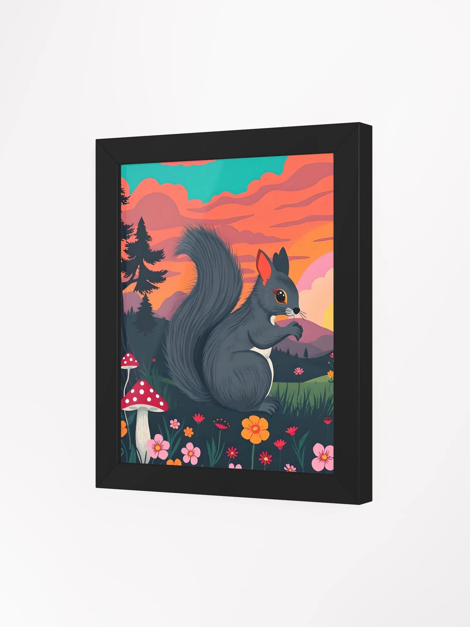 Vibrant Ayous Wood Framed Poster product image (14)