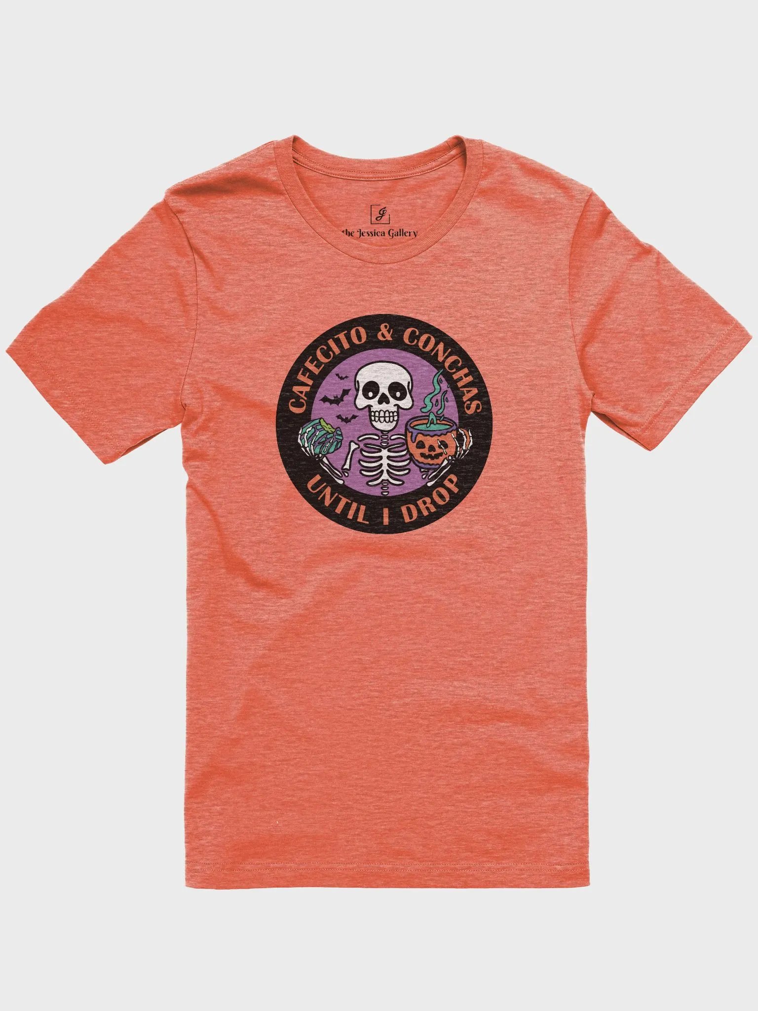 Cafecito and Conchas Halloween Skeleton Supersoft Classic Fit T-Shirt product image (1)