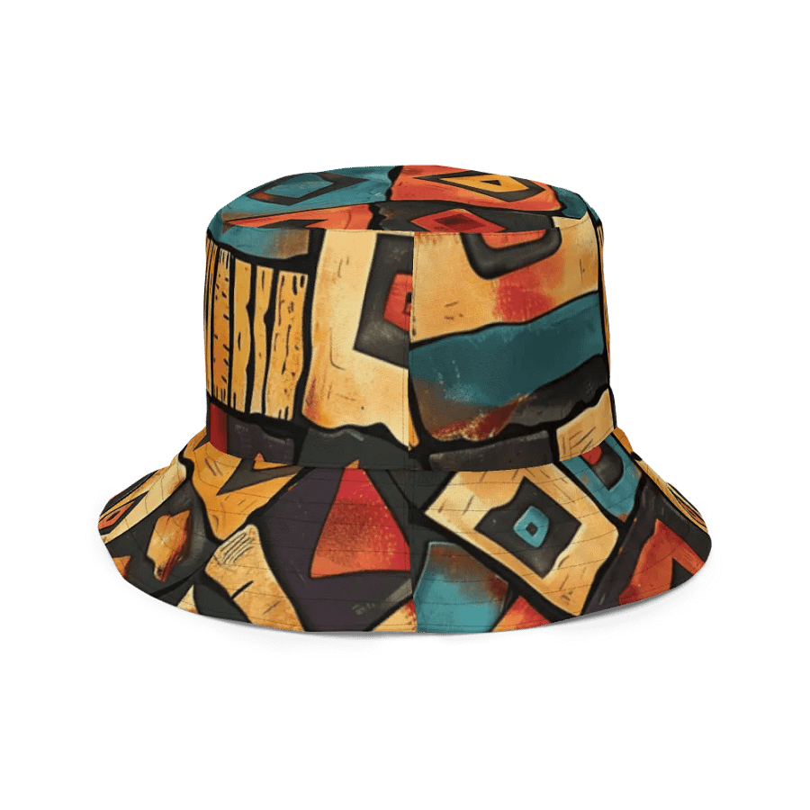 Versatile Style: African Tribal Patterns All-Over Print Reversible Bucket Hat product image (12)