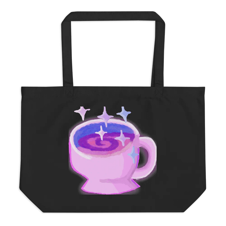 Magical Coffee Harbingerofbeth Large Tote designed by Altogirl2019 product image (1)