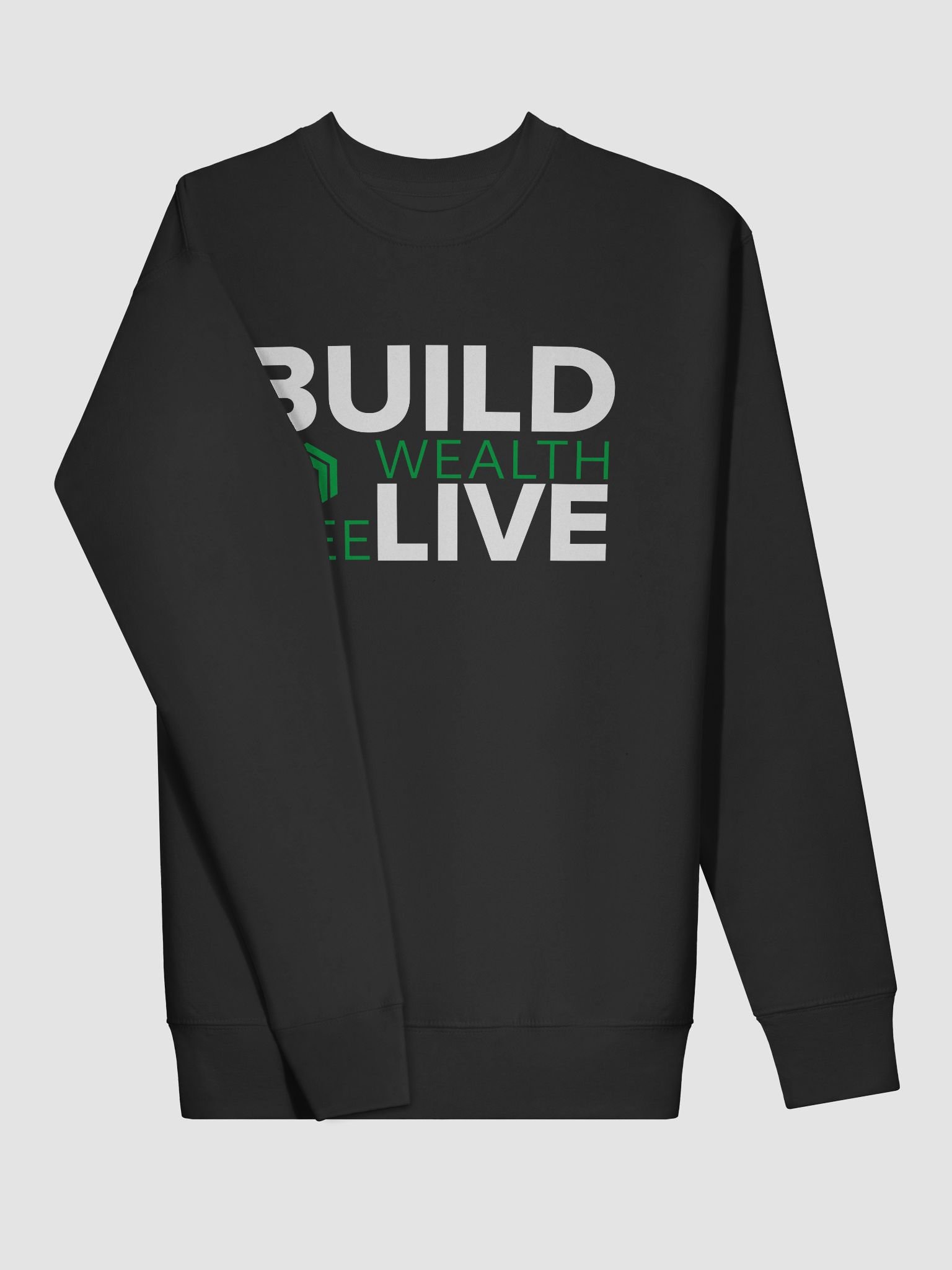 Build Wealth. Live Free. Crewneck Sweater product image (3)
