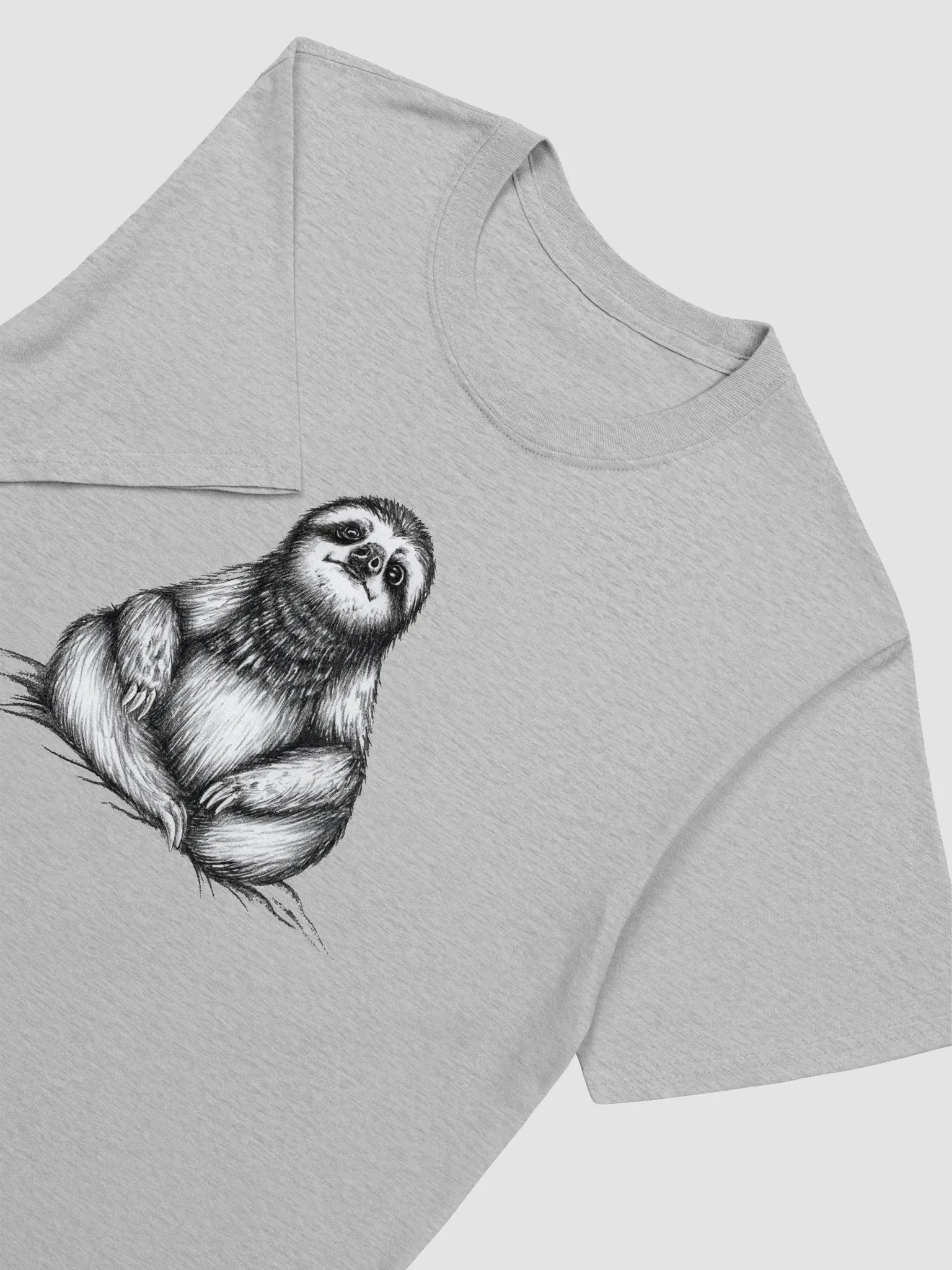 Stoic Meditation Sloth T-shirt product image (6)