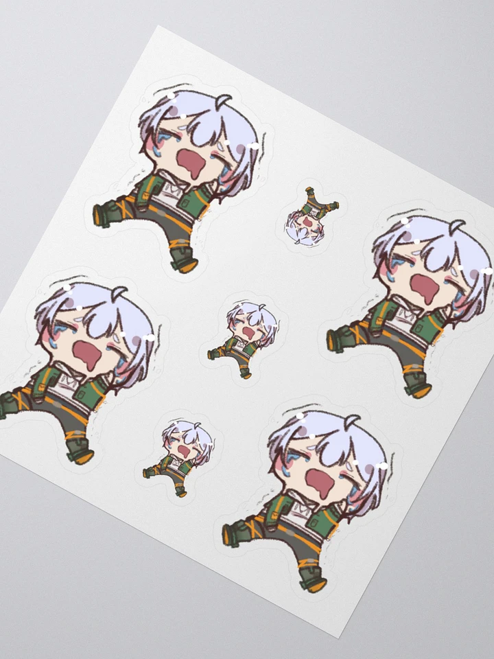 Lia crying (4 stickers) product image (6)