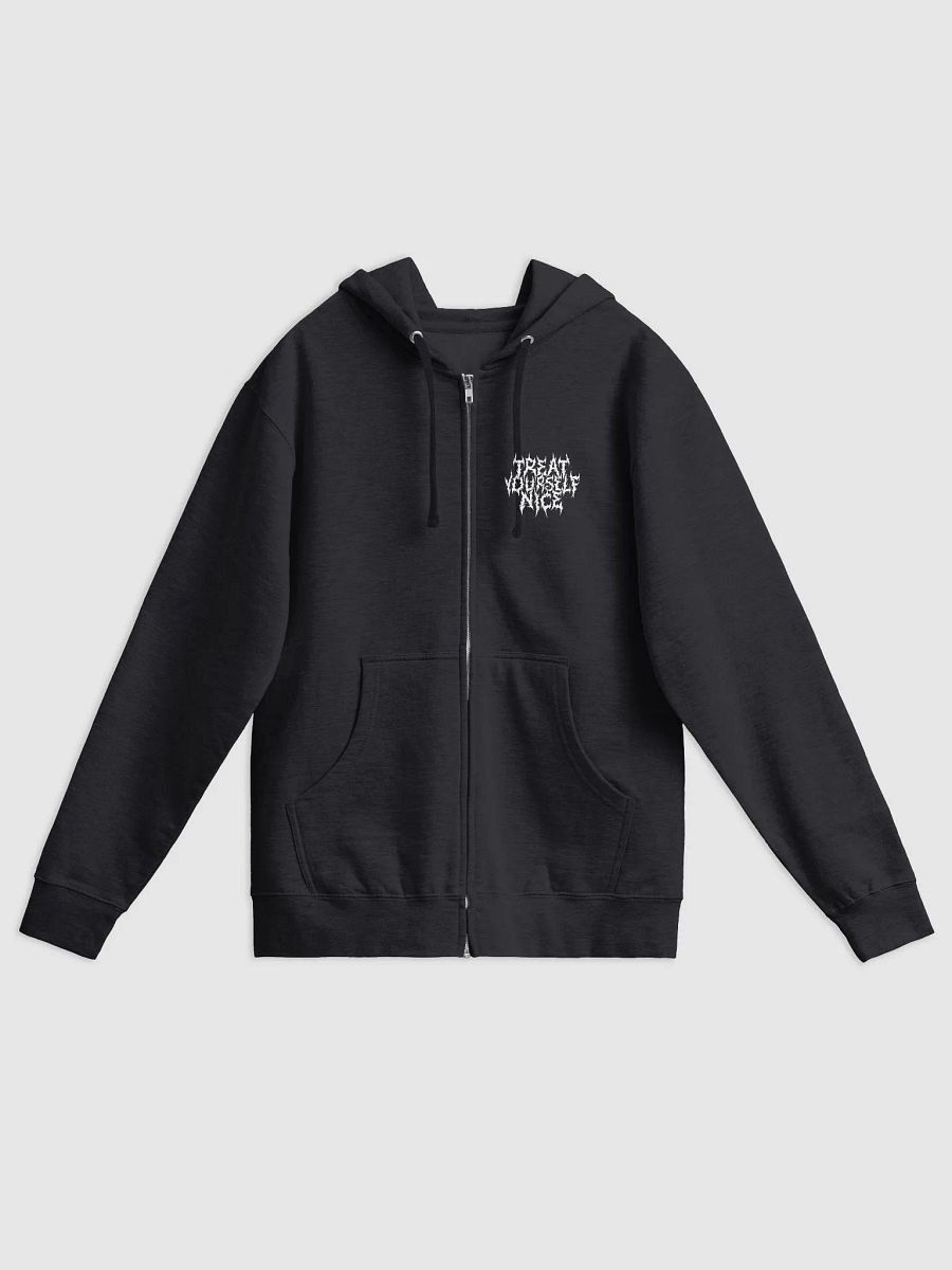 Treat Yourself Nice Band Logo Zip Up Hoodie product image (2)