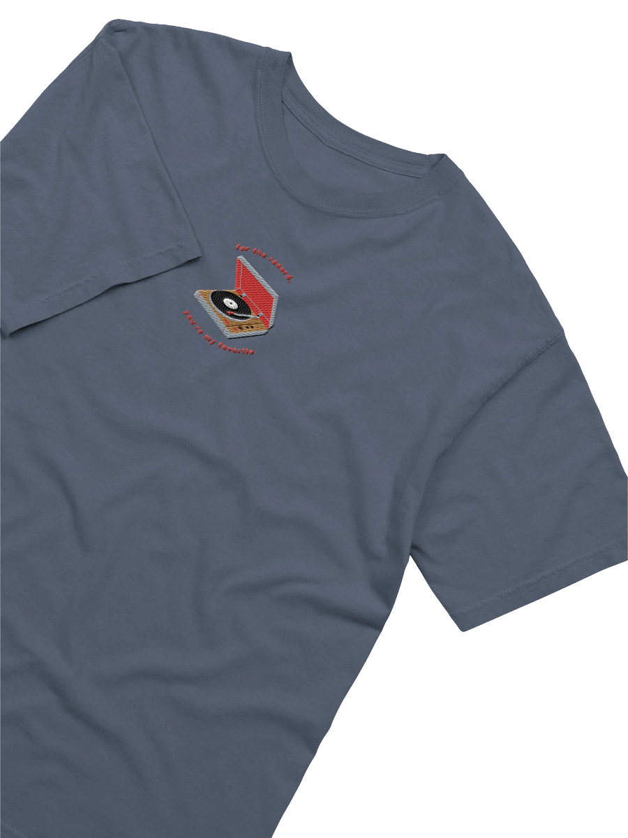 for the record, you're my favourite embroidered t-shirt product image (42)