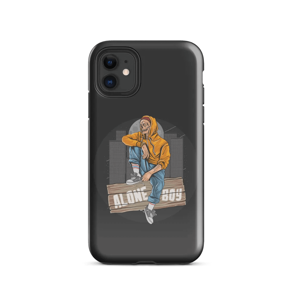 Alone Boy Skeleton iPhone® Tough Case: Edgy Protection with a Bold Design product image (24)