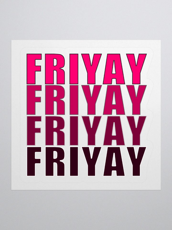 Friyay sticker product image (1)