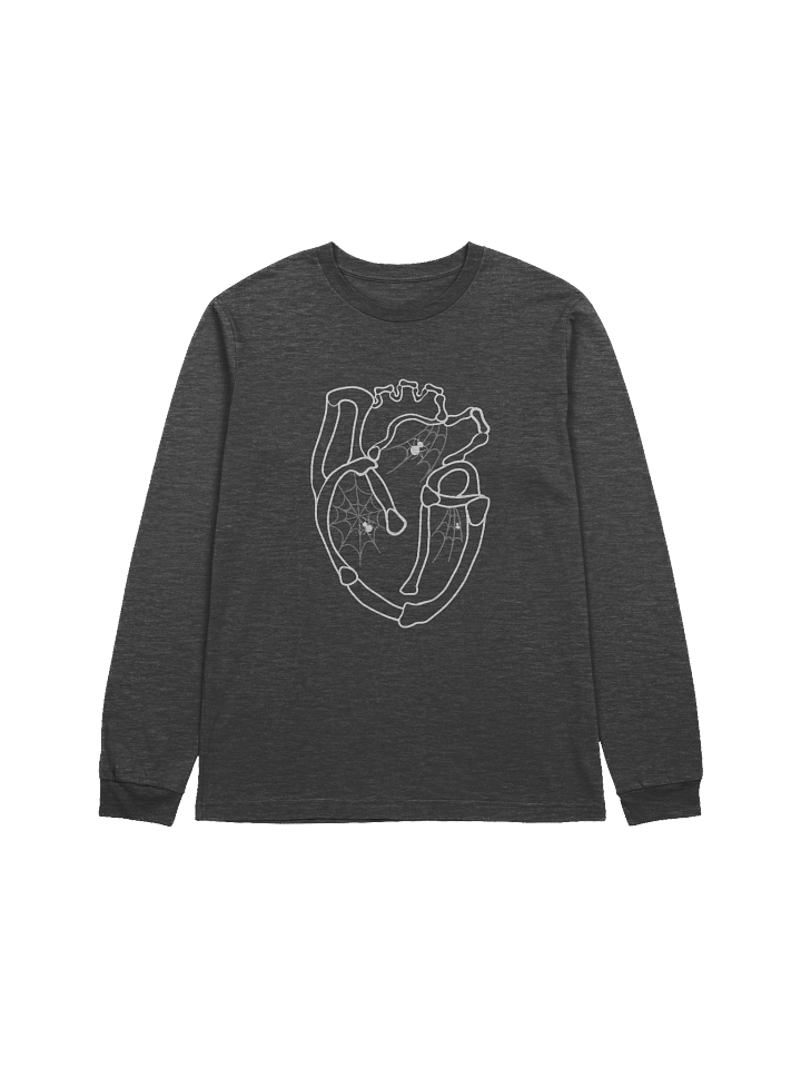 Cluttered Heart – Anatomy-Inspired Long Sleeve T‑Shirt product image (1)