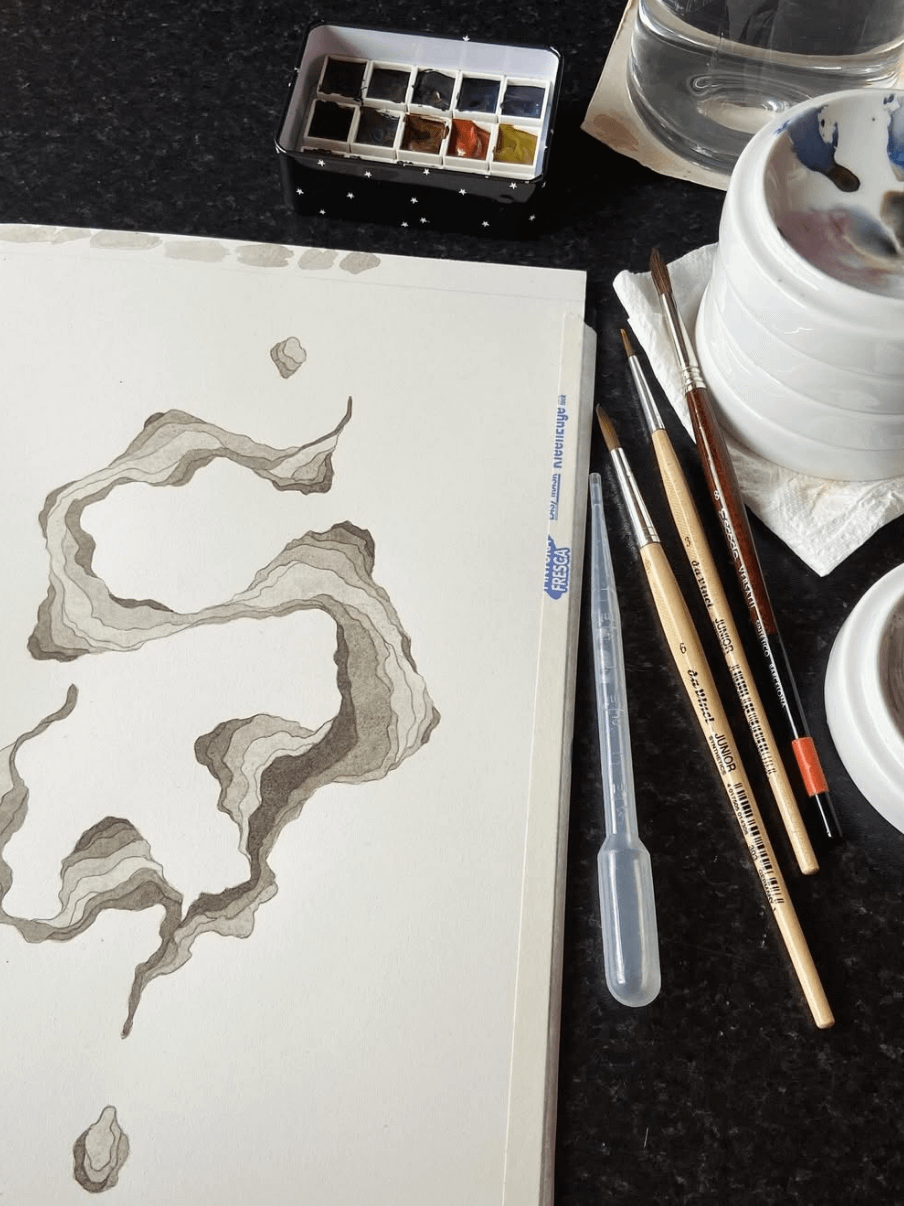 original painting : smoke ii product image (3)