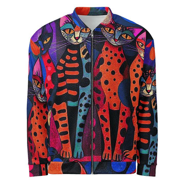 Red Cats Bomber Jacket product image (1)