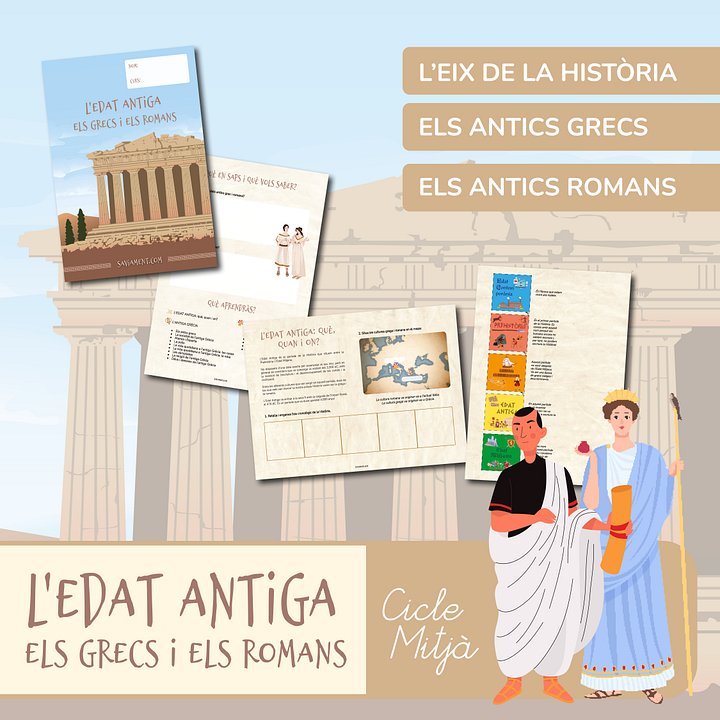 L'Edat Antiga: els grecs i els romans product image (1)