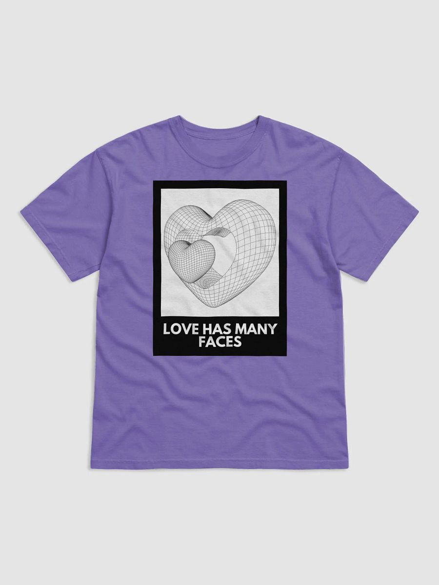 LOVE HAS MANY FACES (WHITE FONT) T-SHIRT product image (50)
