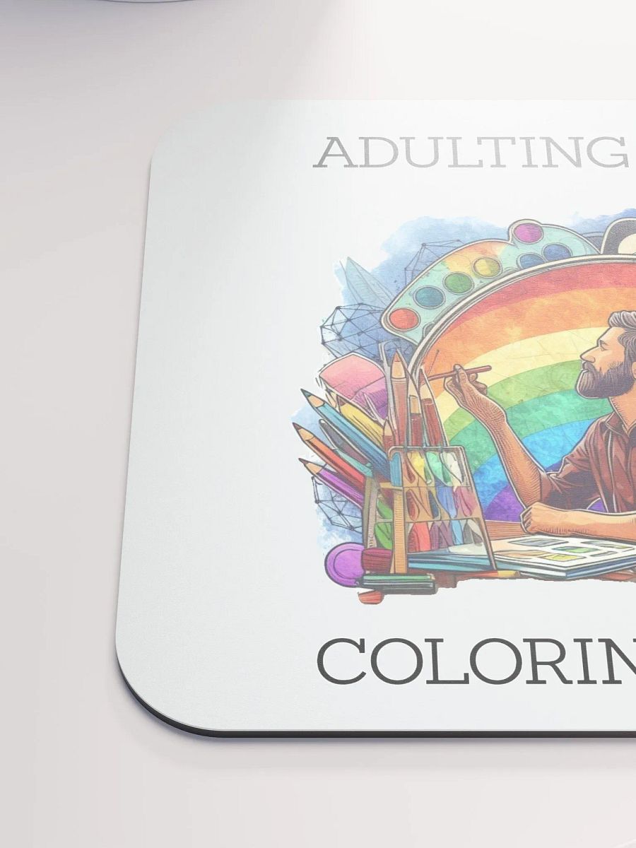 'ADULTING IS HARD' Mouse Pad product image (6)
