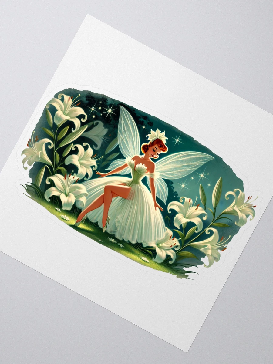 Enchanted Garden Lily Fairy Kiss Cut Stickers product image (2)