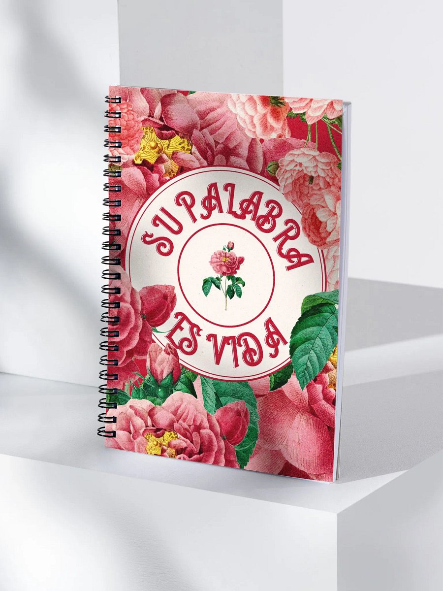 Vibrant Floral Expression Spiral Notebook product image (4)