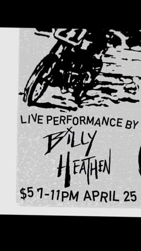 Reminder you have an event next week on 4/25 at the rusty nail.
Gonna play some old songs and gonna play some new songs.
Ther...