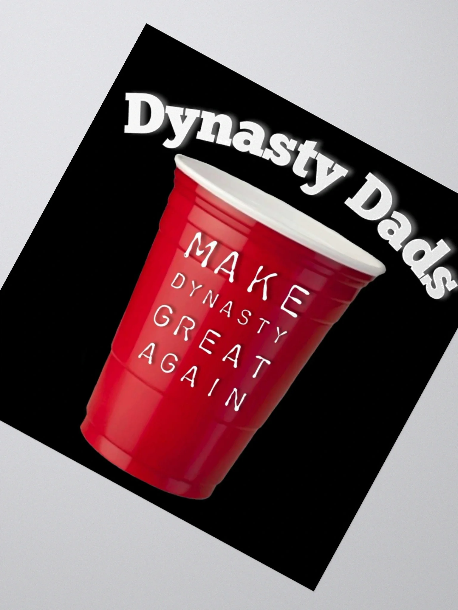 Dynasty Dads Sticker Black product image (5)