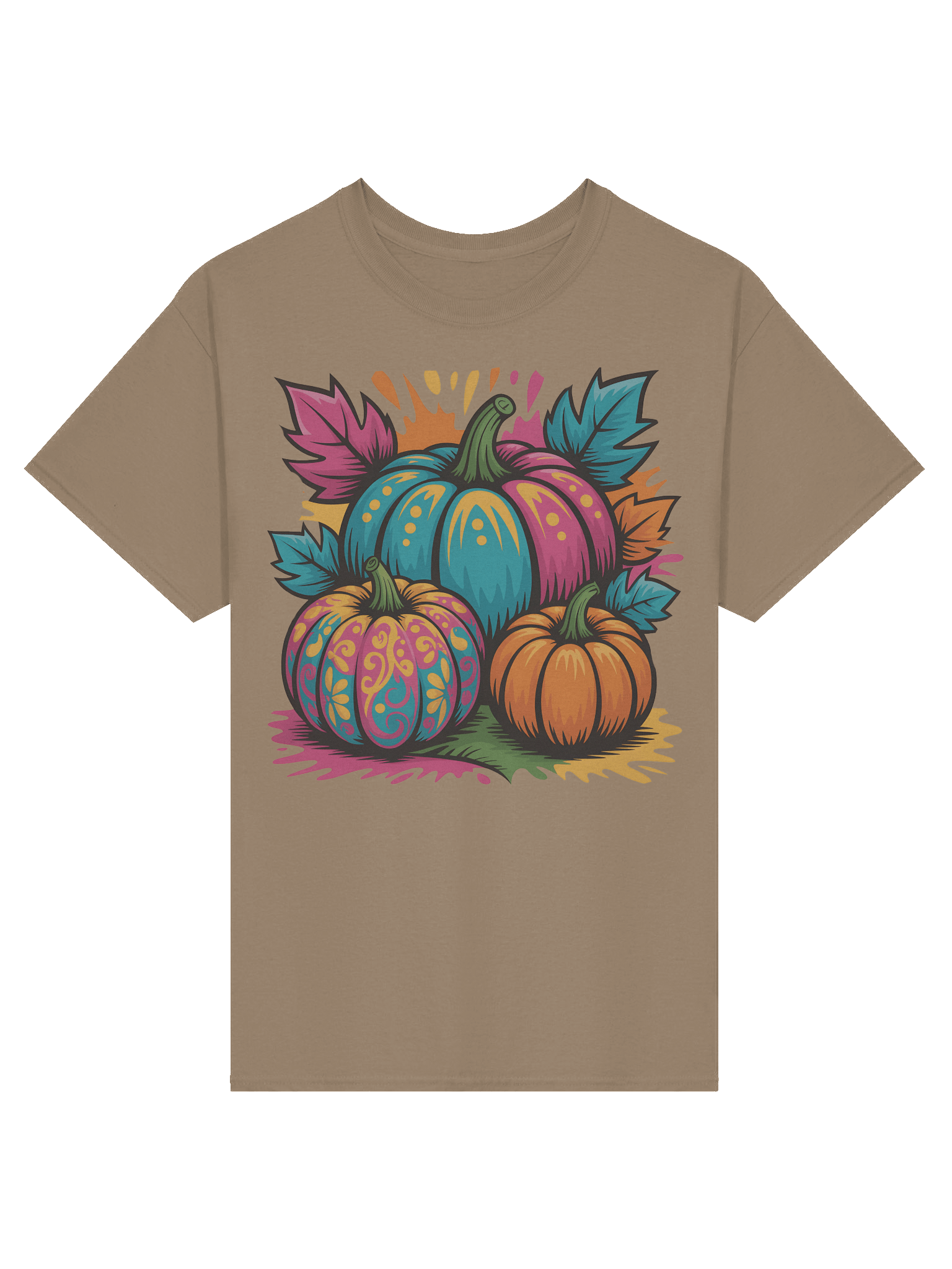 Whimsical Pumpkin Patch T-Shirt product image (2)