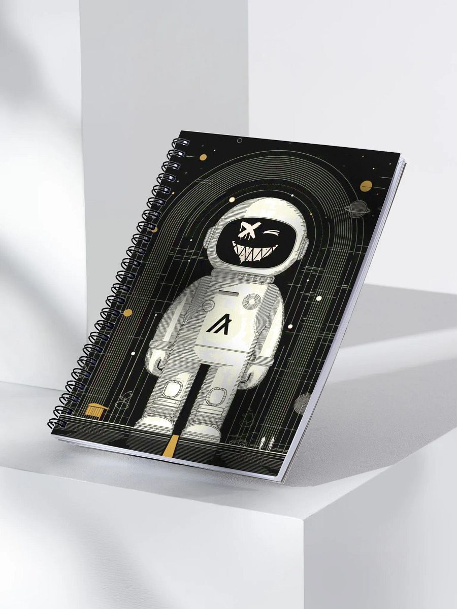 Algorand Cosmic Grin Spiral Notebook product image (3)