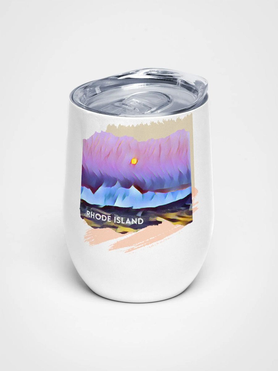 Moon Over the Cliff Walk Wine Tumbler product image (2)