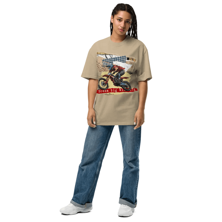 Dream big, ride big oversized t-shirt product image (8)