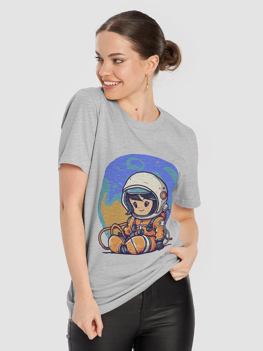 Starry Space Smiles Astronaut T-Shirt product image (8)