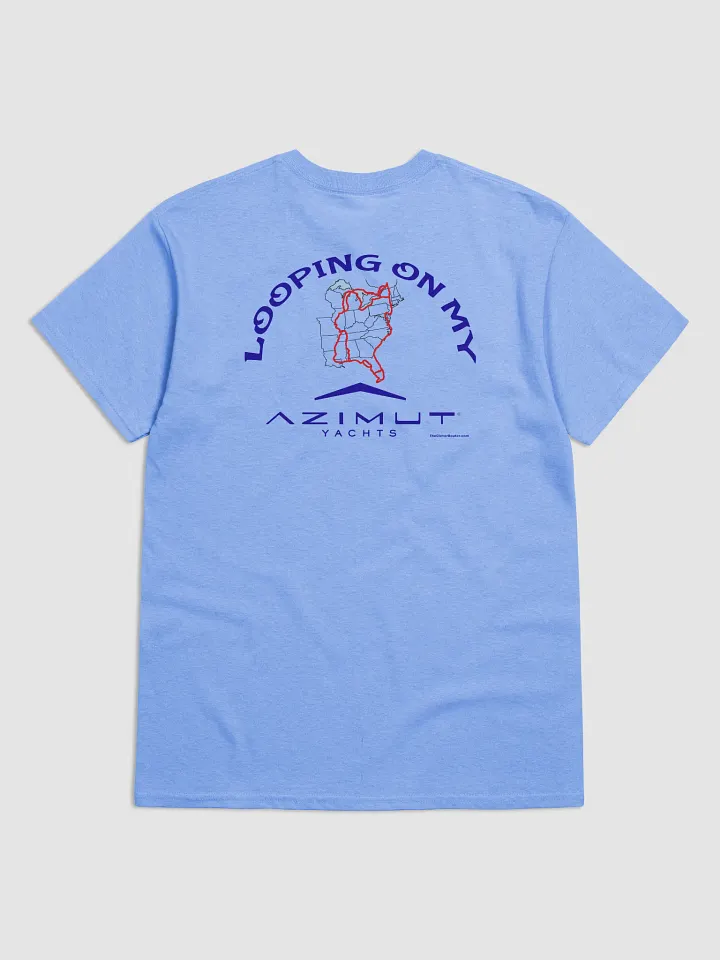 Looping On My Azimut - T-Shirt - Light Shirt w/Blue Logo product image (1)