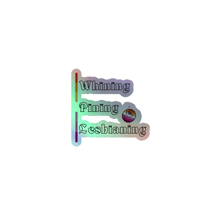 The Pining Lesbian - Sticker product image (1)