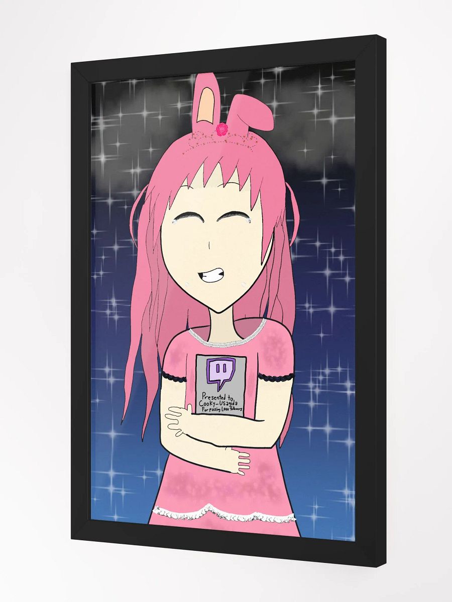Cooky Usagida 1K Twitch Followers Celebration Poster product image (3)