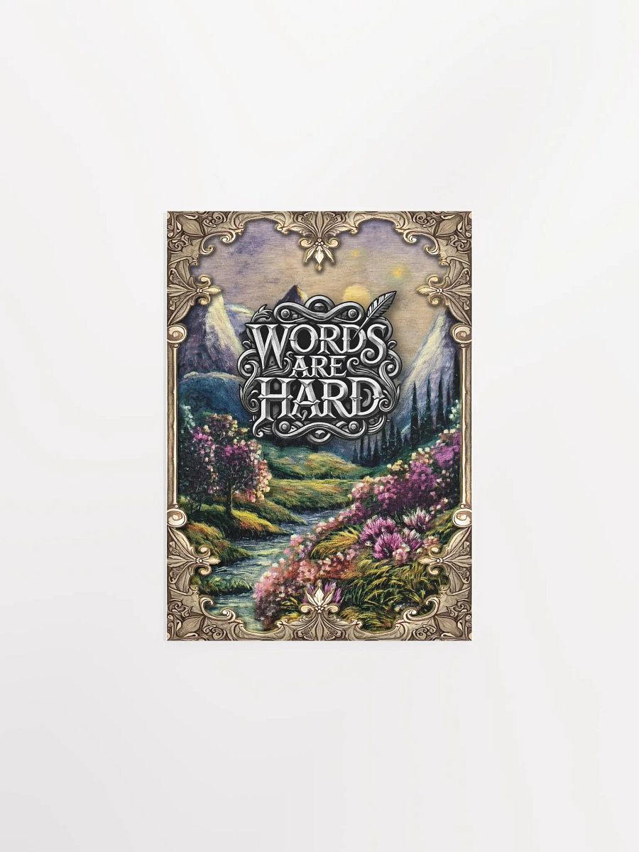 Words are Hard Poster product image (1)
