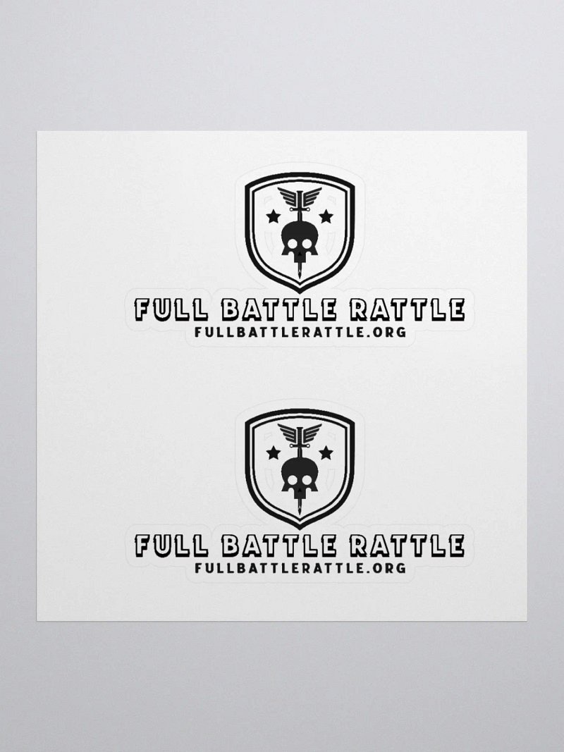 Full Battle Rattle Sticker Sheet 1