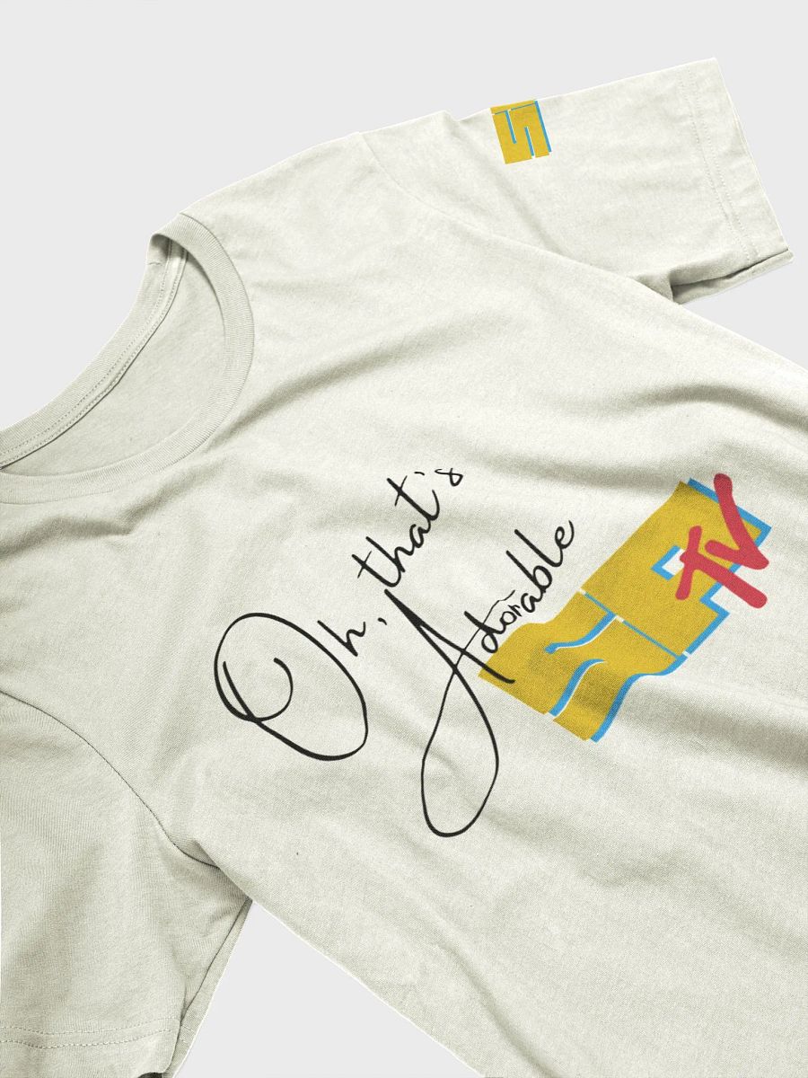 That's Adorable - color logo on sleeve - shirt LIGHT colors product image (3)