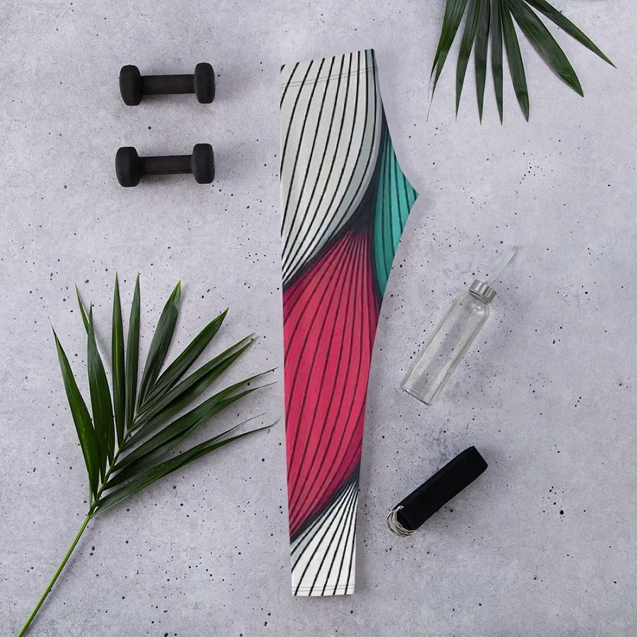 Flowing Braids All-Over Leggings product image (2)
