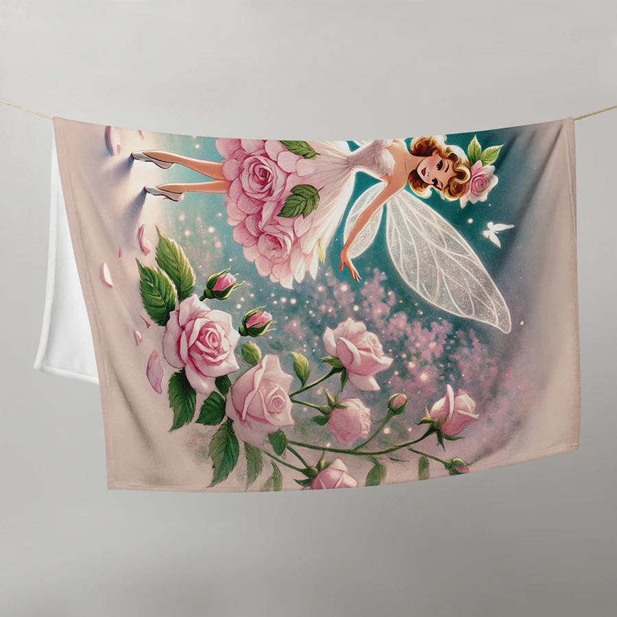 Pink Rose Fairy Snuggly Soft Throw Blanket product image (11)