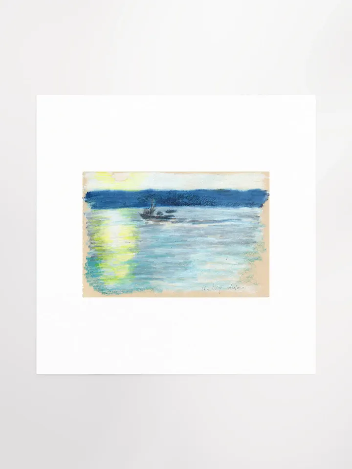 Fishing Boat at Sunset Print product image (2)