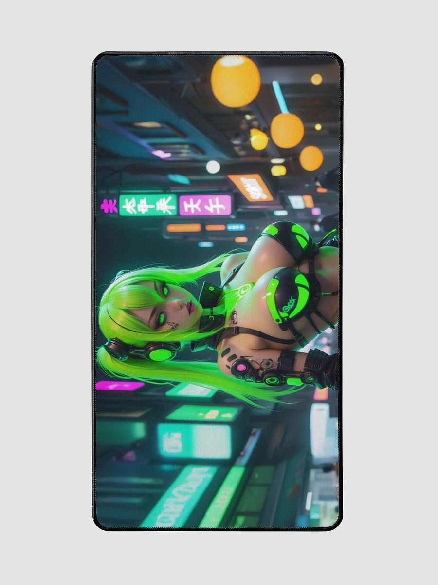 Neon Cybernetic Desk Mat product image (2)