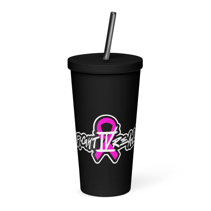 Breast Cancer Awareness Insulated Tumbler With Straw product image (1)