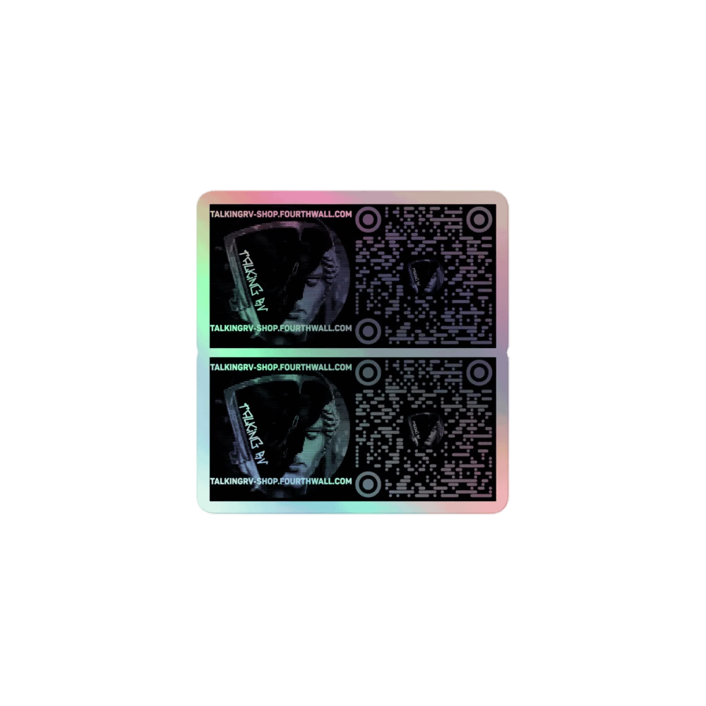 TalkingRV Website Holographic Sticker Sheet Set product image (1)